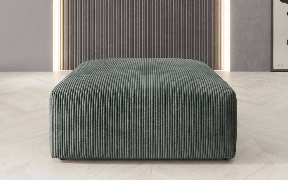 Beistellhocker 80 cm Snug aus Cord