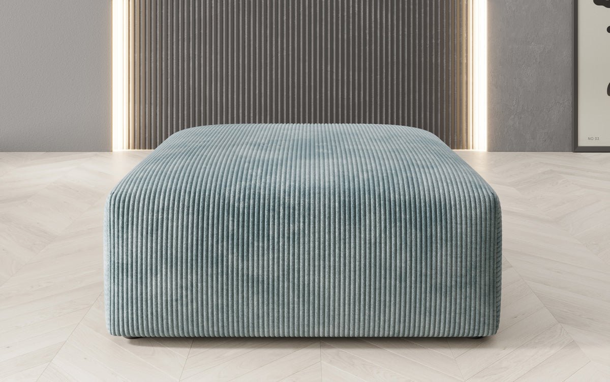 Beistellhocker 80 cm Snug aus Cord