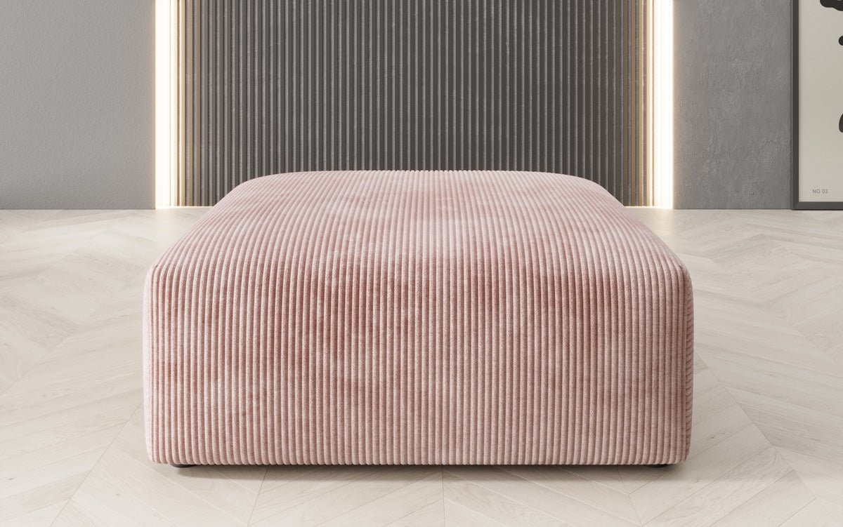 Beistellhocker 80 cm Snug aus Cord