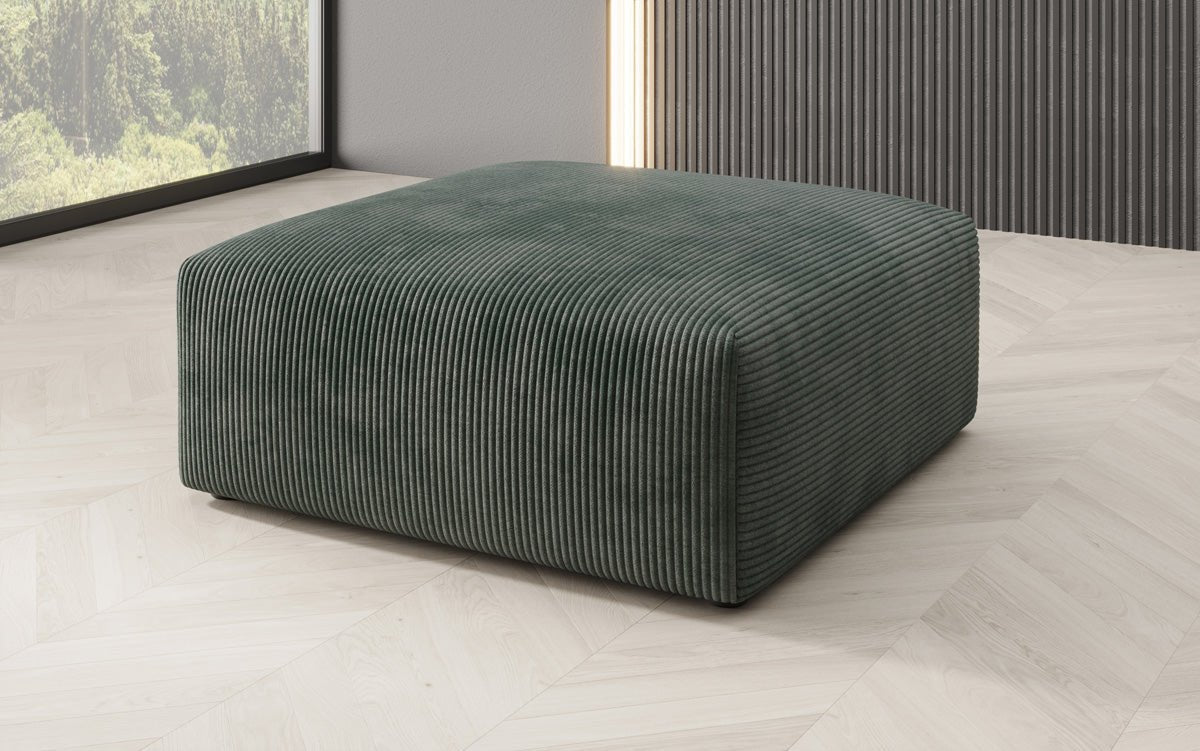 Beistellhocker 80 cm Snug aus Cord