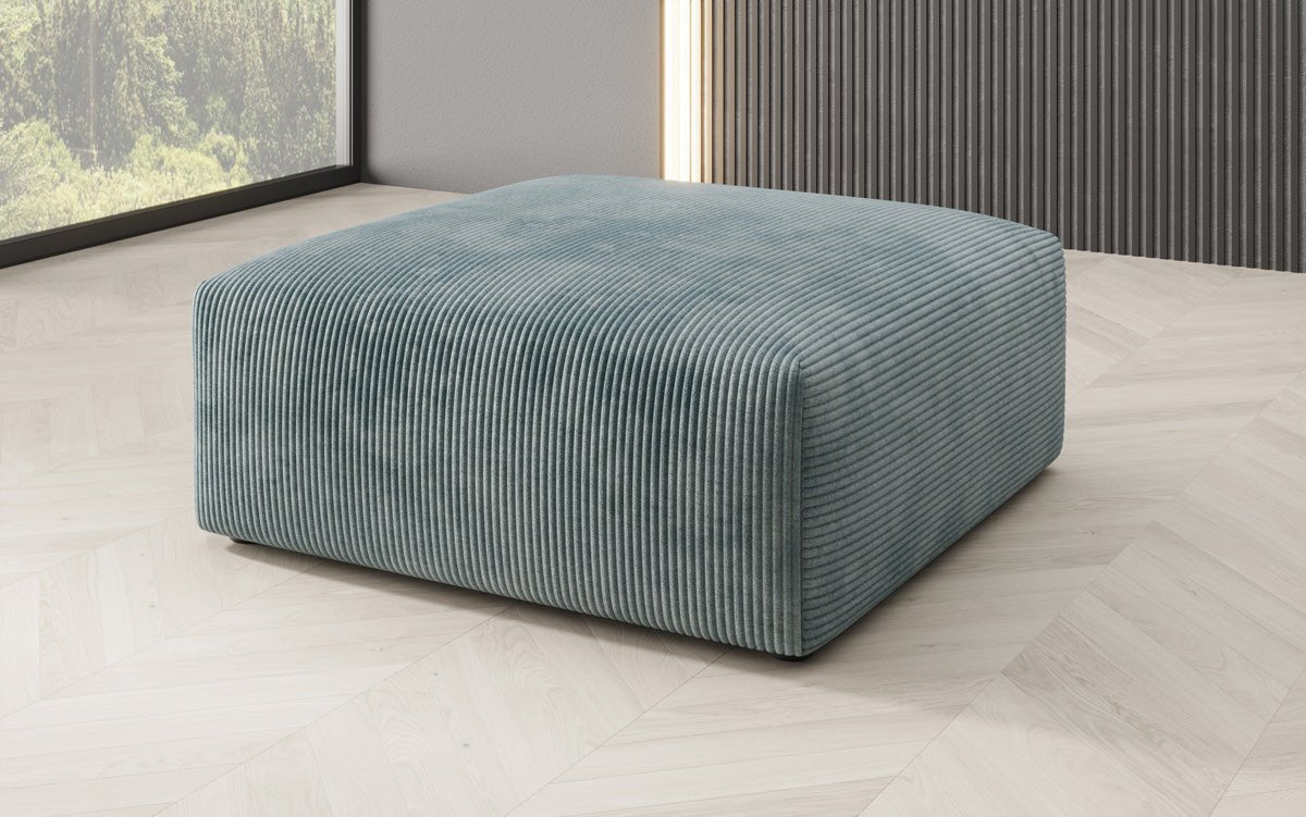 Beistellhocker 80 cm Snug aus Cord
