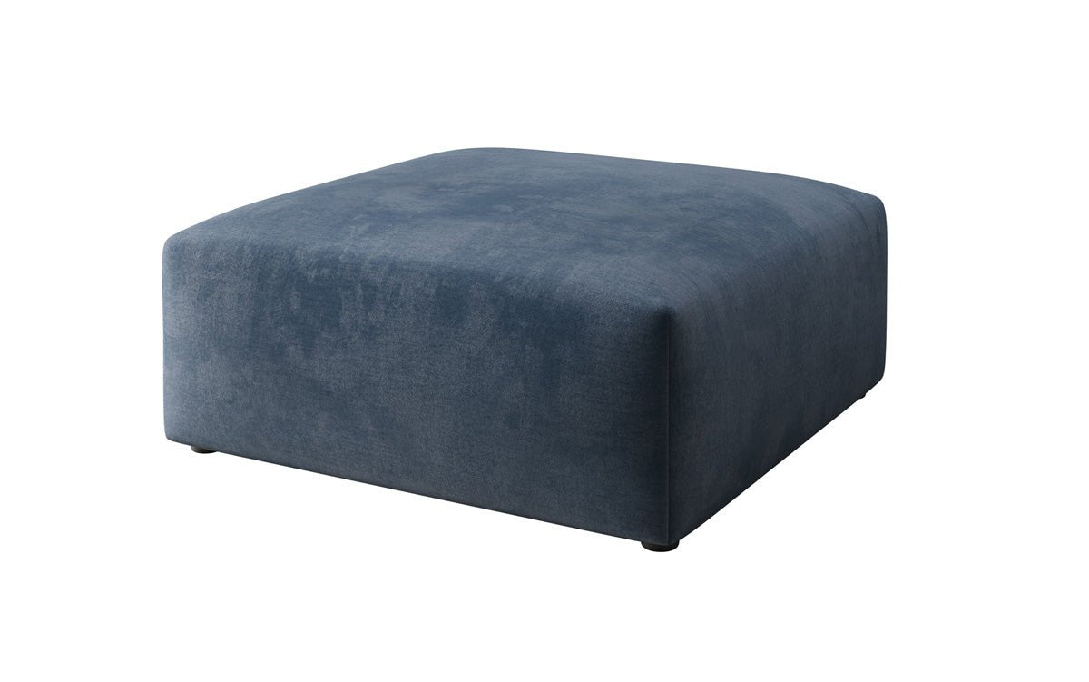 Beistellhocker 80 cm Snug aus Samt