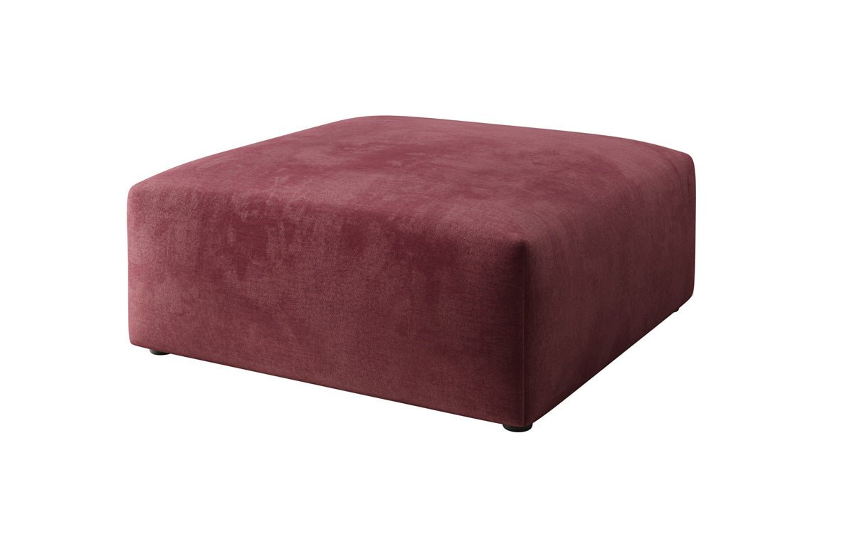 Beistellhocker 80 cm Snug aus Samt