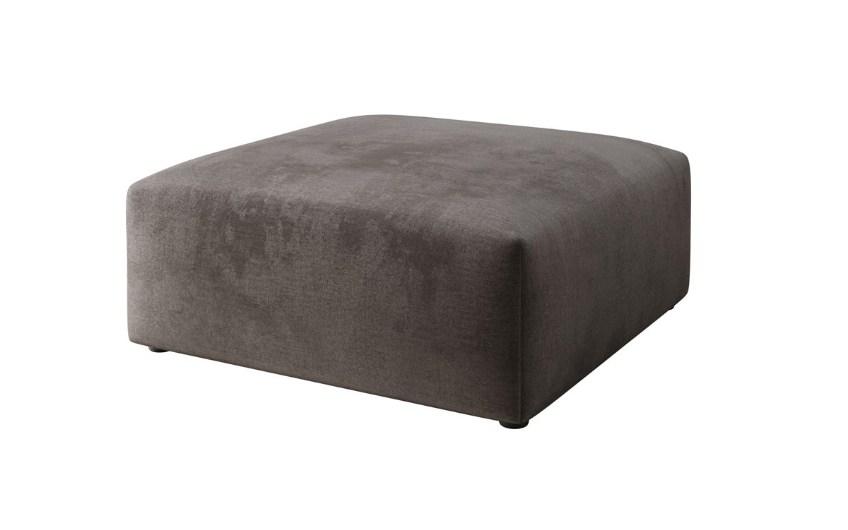 Beistellhocker 80 cm Snug aus Samt