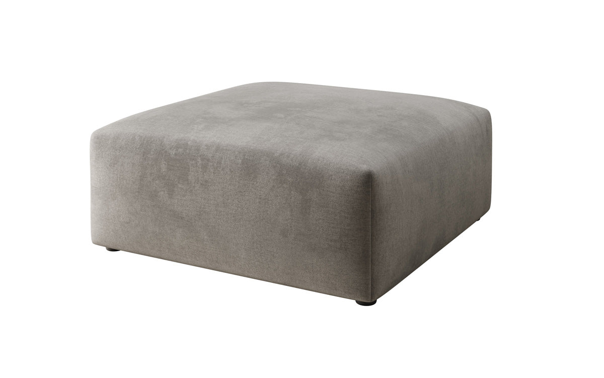 Beistellhocker 80 cm Snug aus Samt