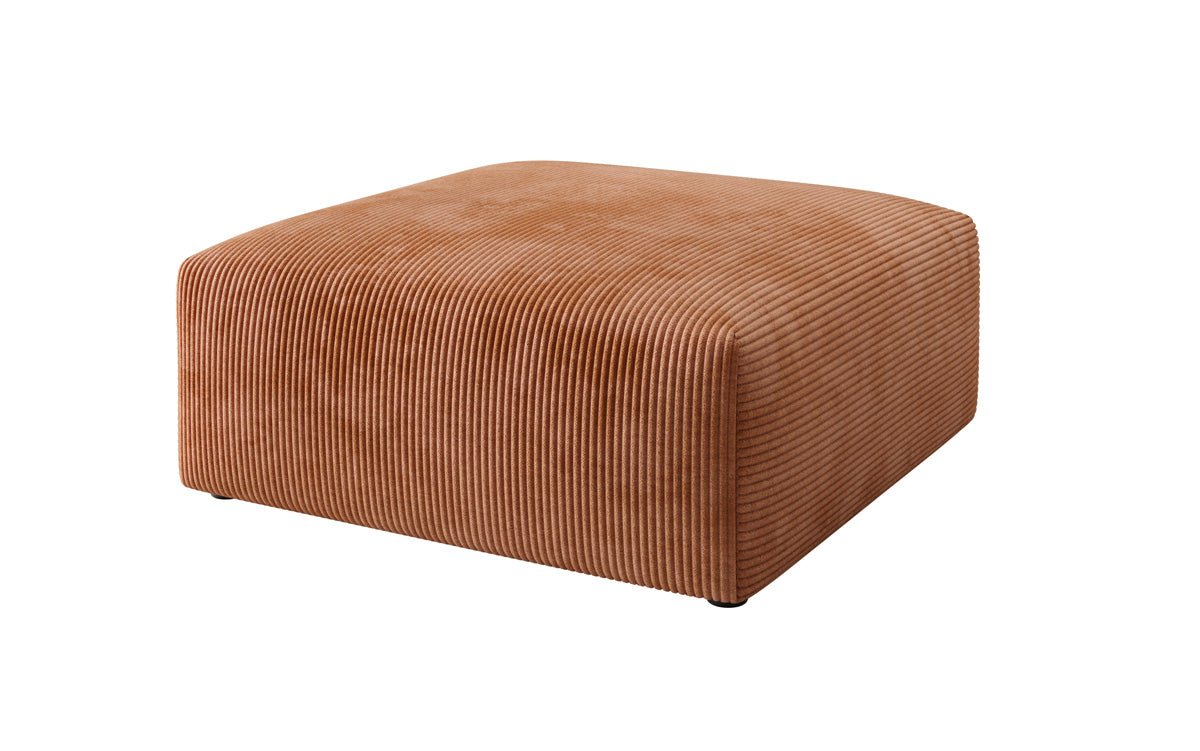 Beistellhocker 80 cm Snug aus Cord