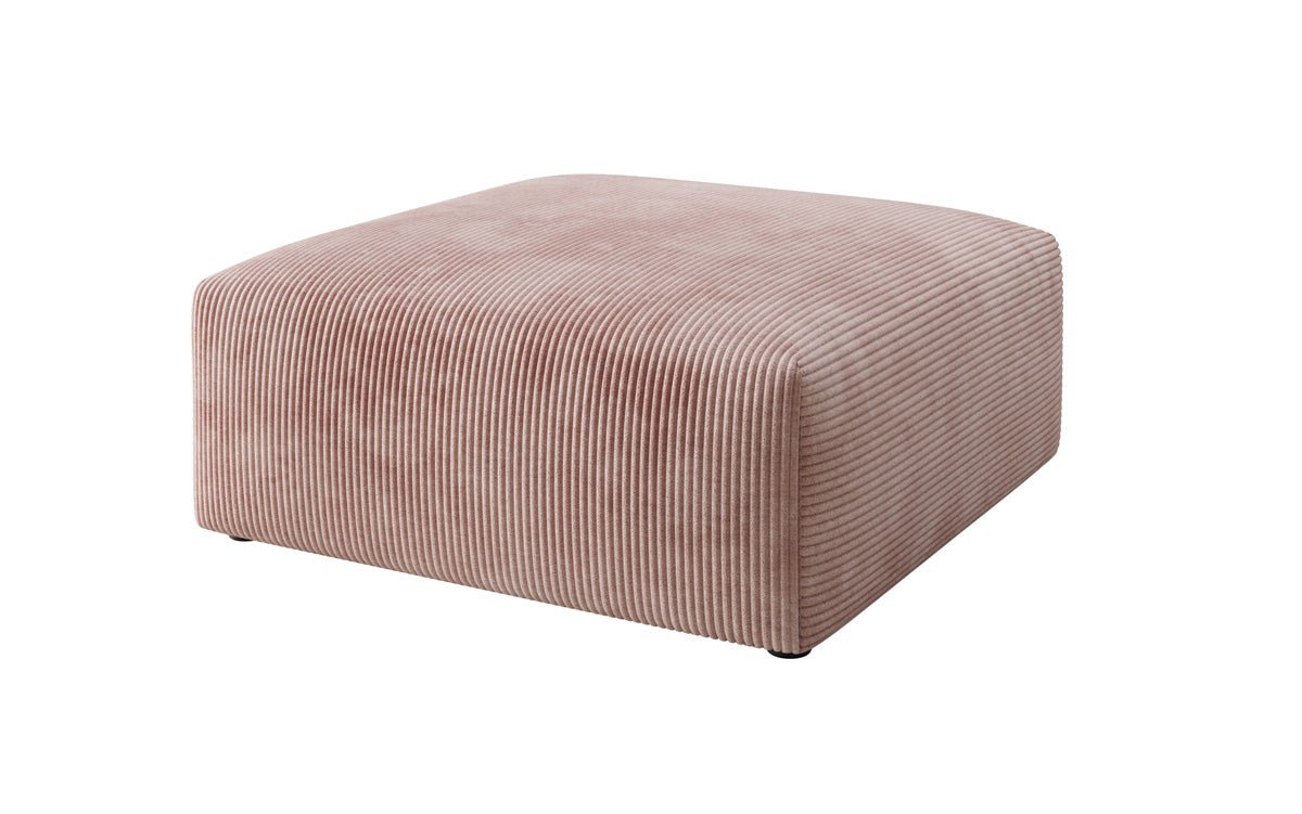 Beistellhocker 80 cm Snug aus Cord
