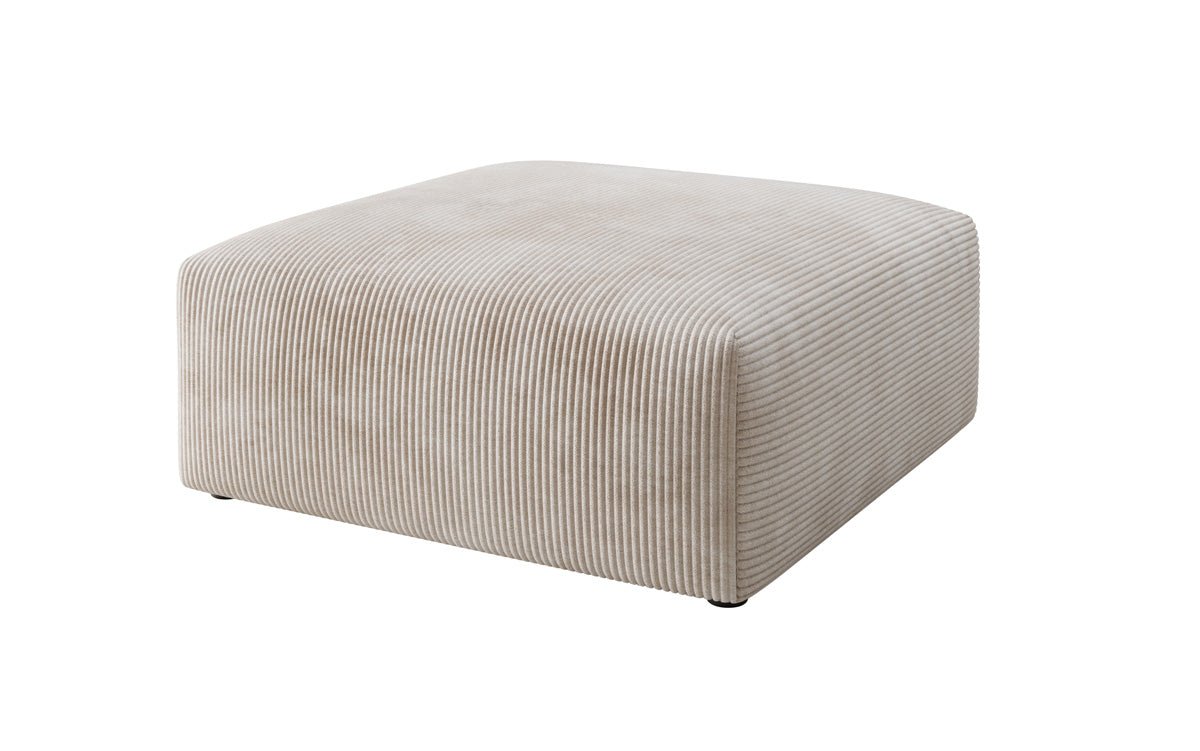 Beistellhocker 80 cm Snug aus Cord