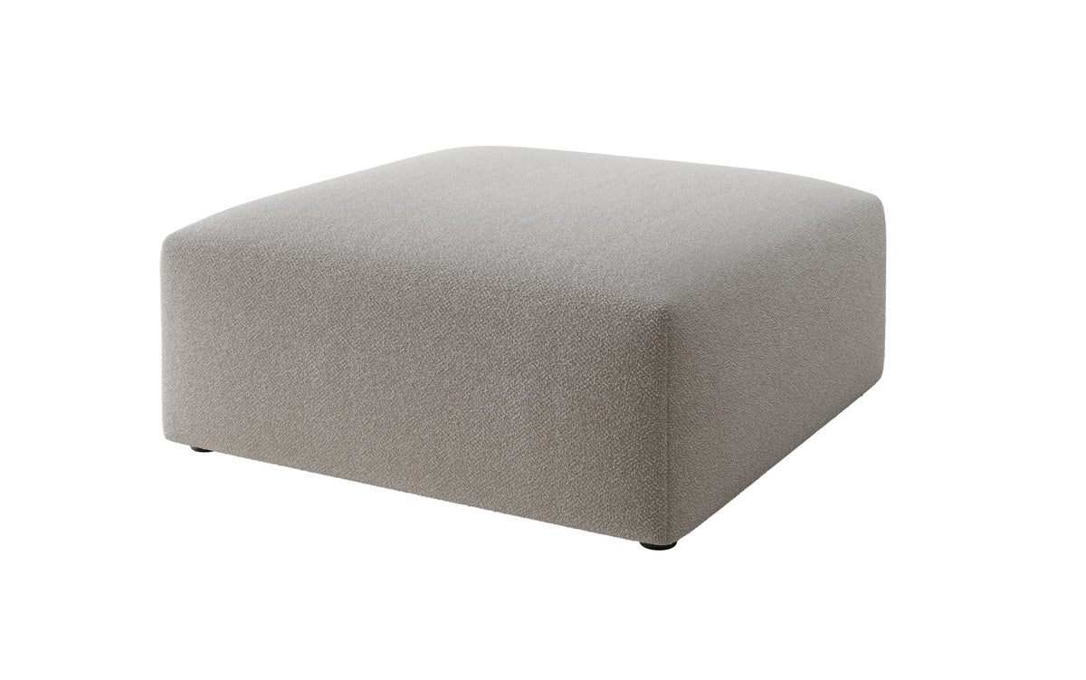 Beistellhocker 80 cm Snug aus Bouclé