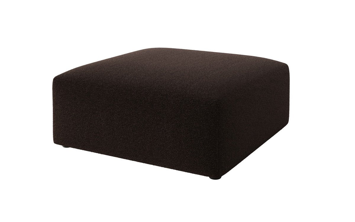Beistellhocker 80 cm Snug aus Bouclé