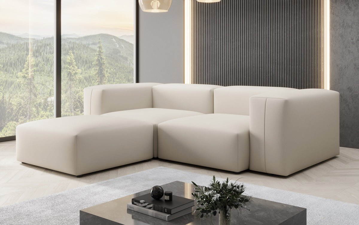 Designer L Sofa Snug Mini in Fabric
