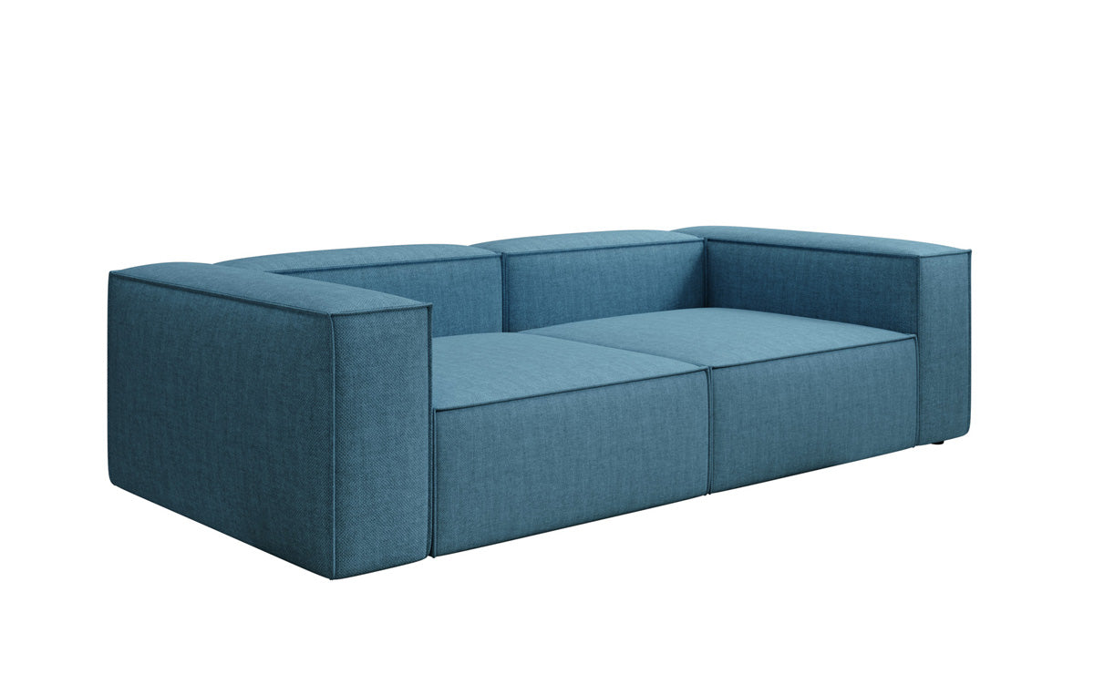 Designer sofa Lesley 3-seater in linen look