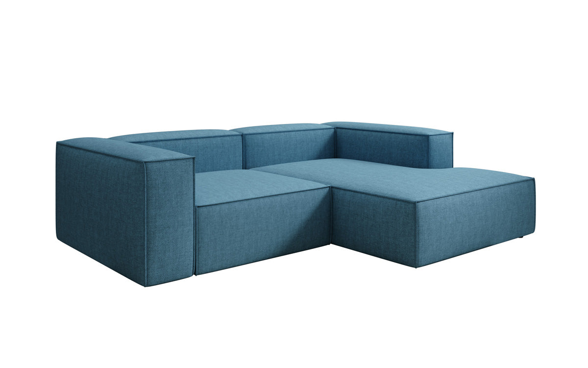 Designer corner sofa Lesley Mini in linen look