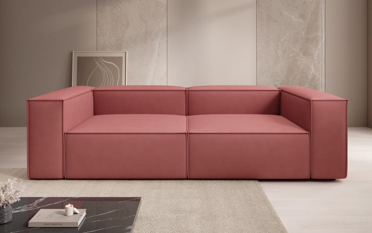 Designer Sofa Lesley 3-Seater in Fabric