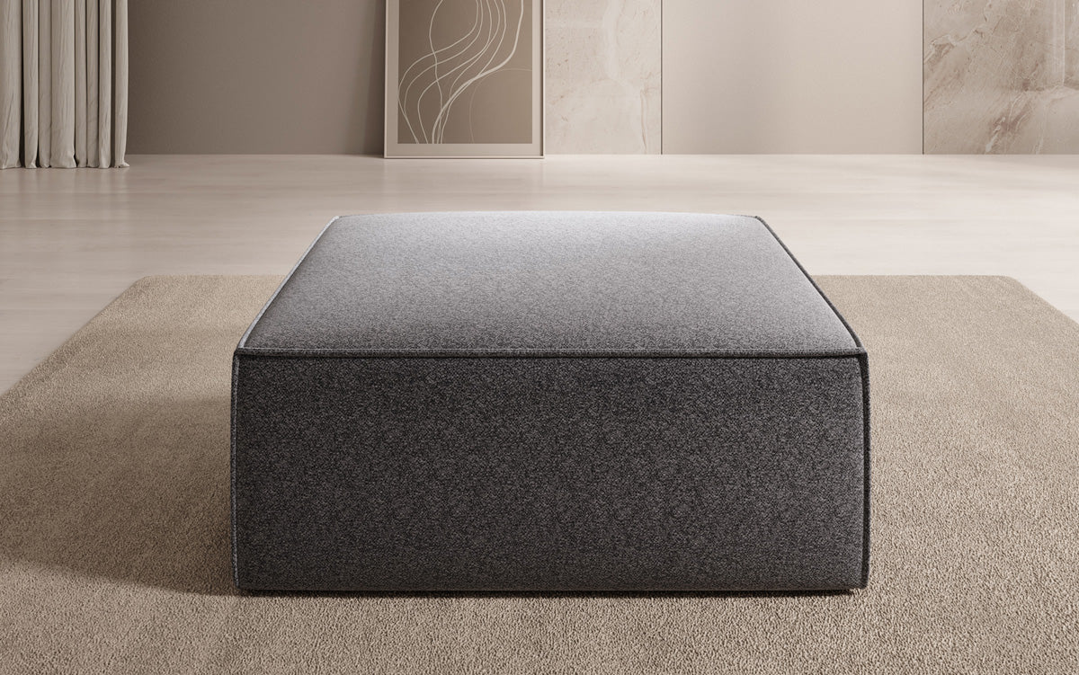 Lesley Side Stool in Textured Fabric