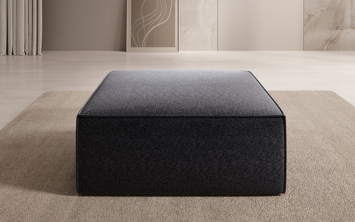 Lesley Side Stool in Textured Fabric