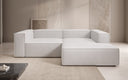 Designer corner sofa Lesley Mini in genuine leather