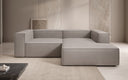 Designer corner sofa Lesley Mini in genuine leather