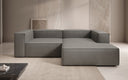Designer corner sofa Lesley Mini in genuine leather