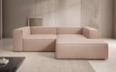 Designer corner sofa Lesley Mini in genuine leather