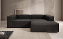 Designer corner sofa Lesley Mini in genuine leather