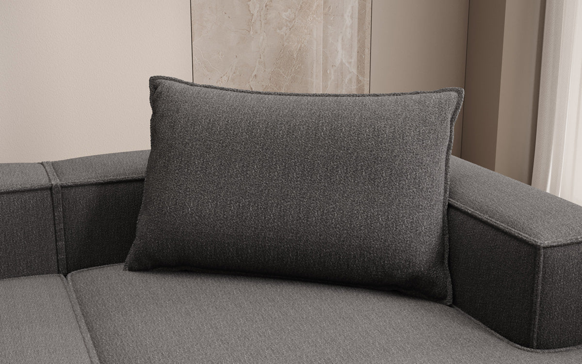 Zierkissen Lesley 45x80 in Bouclé