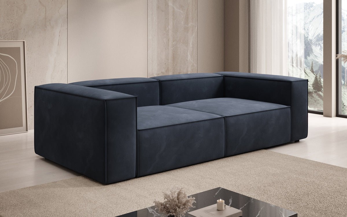 Designer Sofa Lesley 3 Seater in Velvet