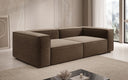 Lesley designer 3-seater sofa in textured fabric
