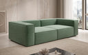 Lesley designer 3-seater sofa in textured fabric