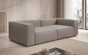 Designer Sofa Lesley 3 Sitzer in Echtleder