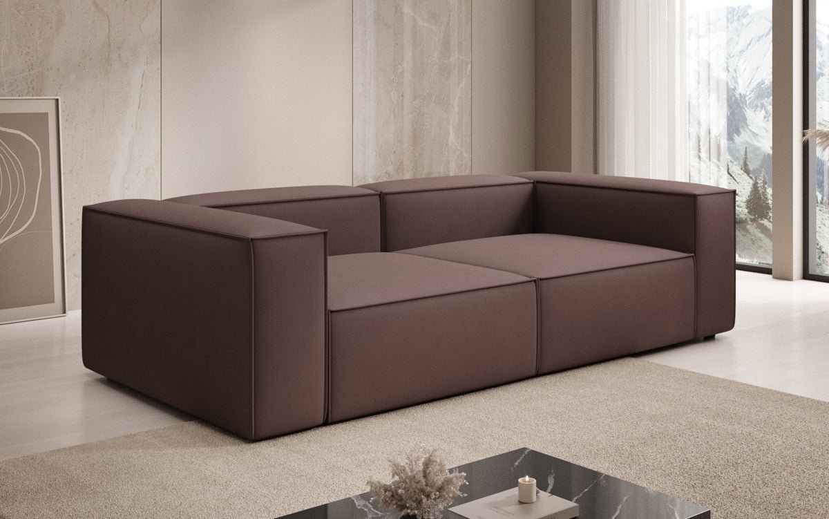 Designer Sofa Lesley 3-Seater in Fabric