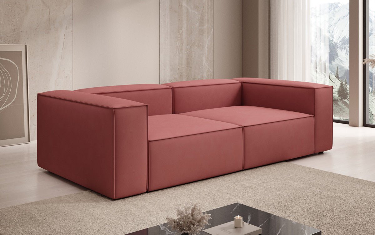 Designer Sofa Lesley 3-Seater in Fabric