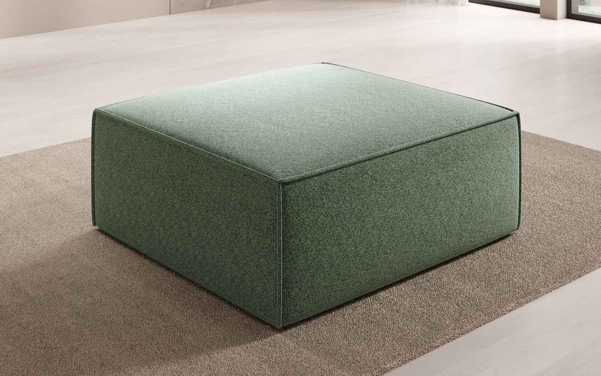 Lesley Side Stool in Textured Fabric