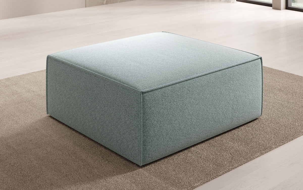 Lesley Side Stool in Textured Fabric