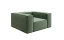 Designer Sofa-Sessel Lesley in Strukturstoff