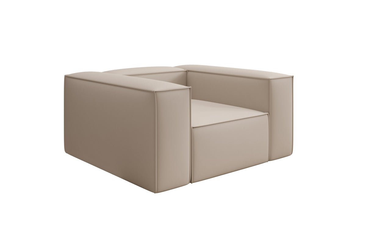 Designer Sofa-Sessel Lesley in Stoff
