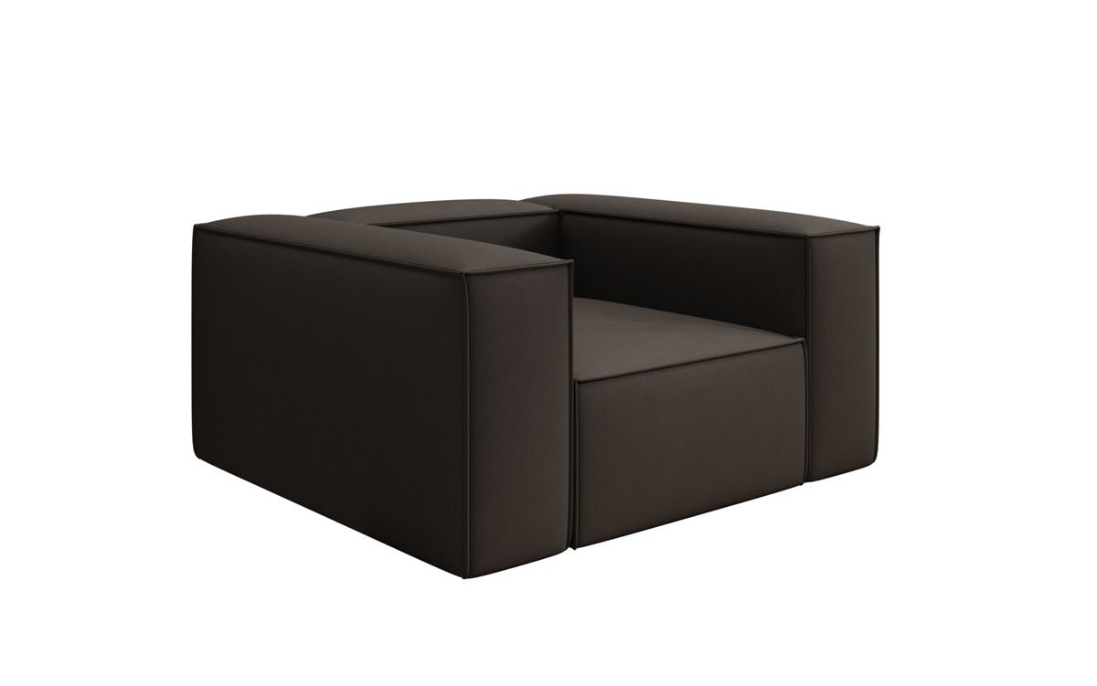 Designer Sofa-Sessel Lesley in Stoff