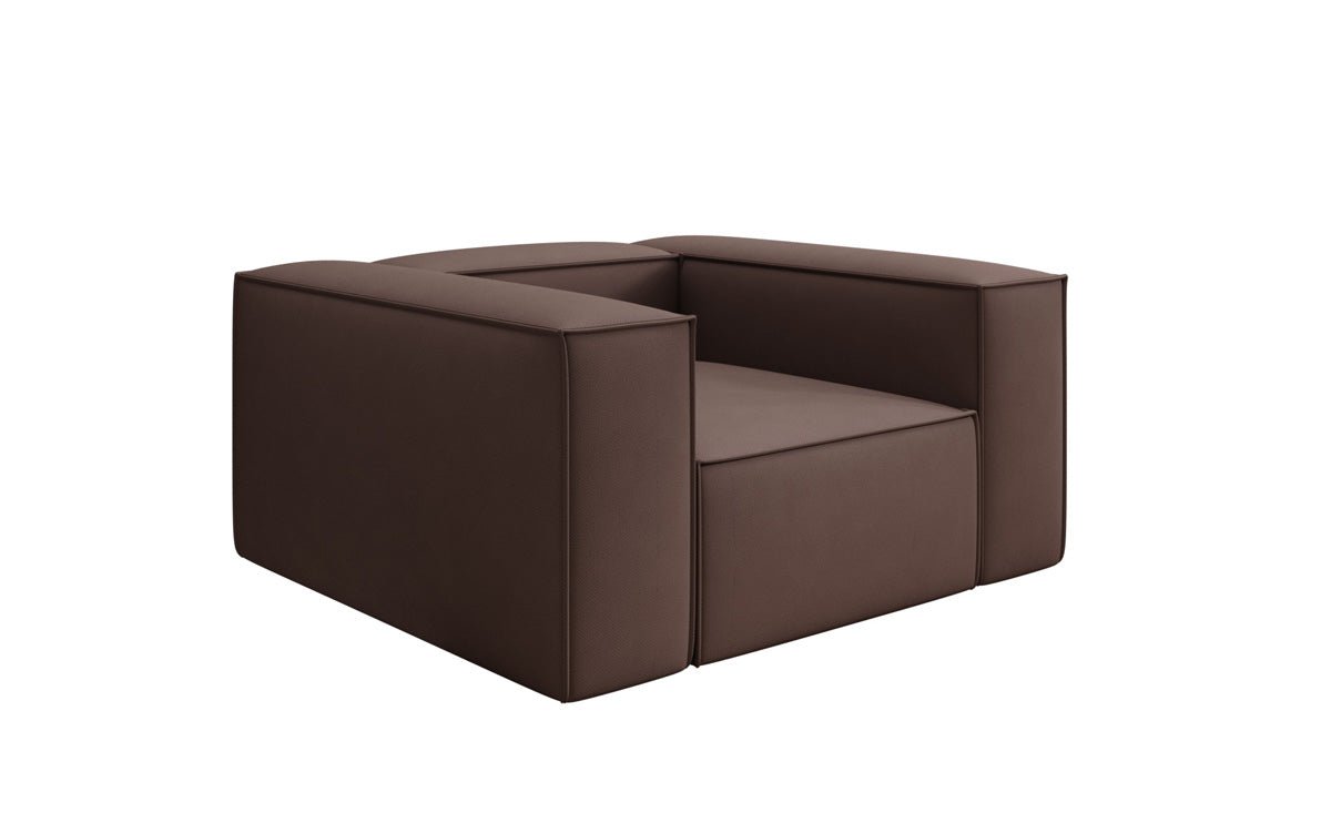 Designer Sofa-Sessel Lesley in Stoff