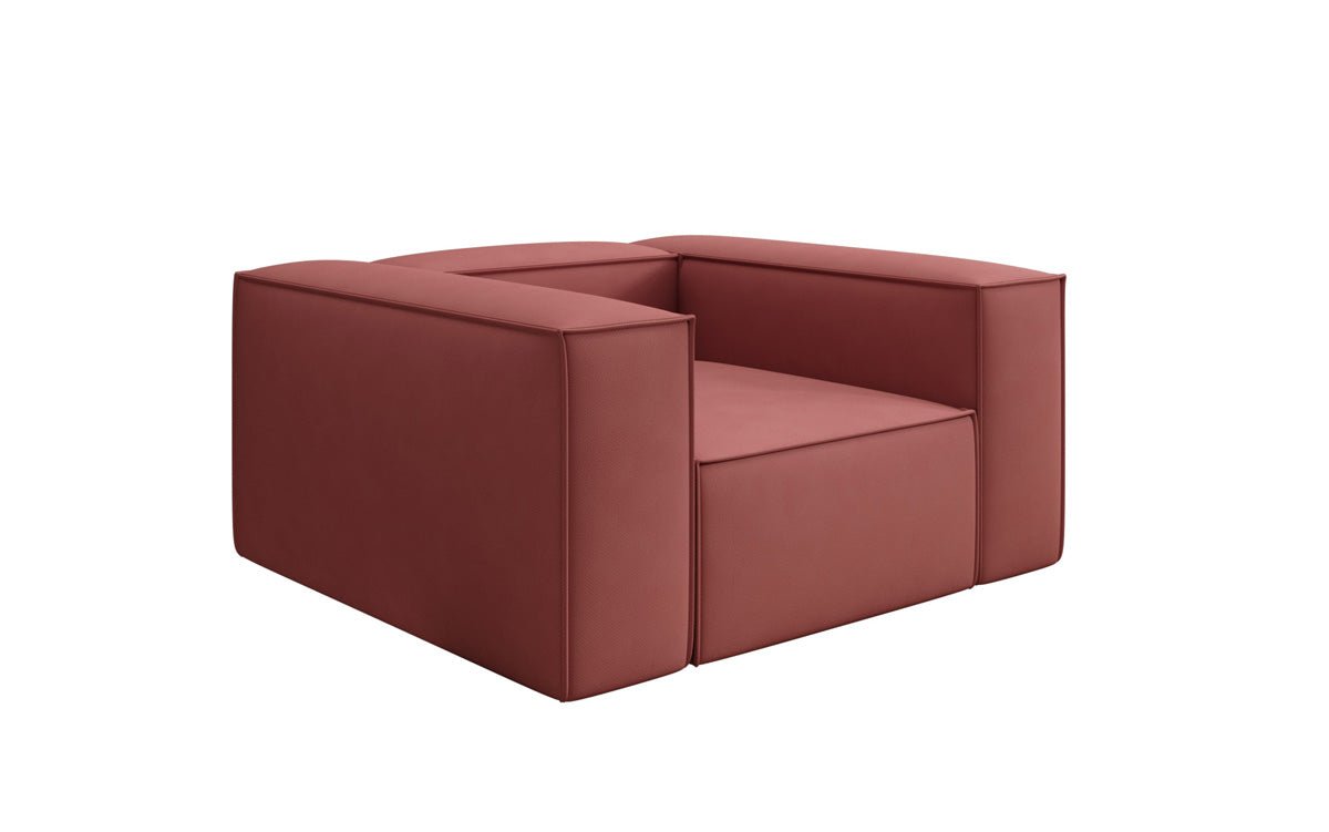 Designer Sofa-Sessel Lesley in Stoff