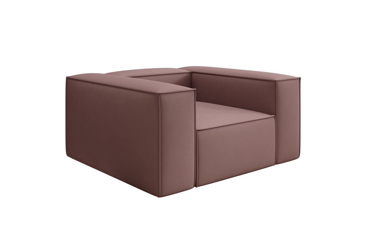 Designer Sofa-Sessel Lesley in Stoff