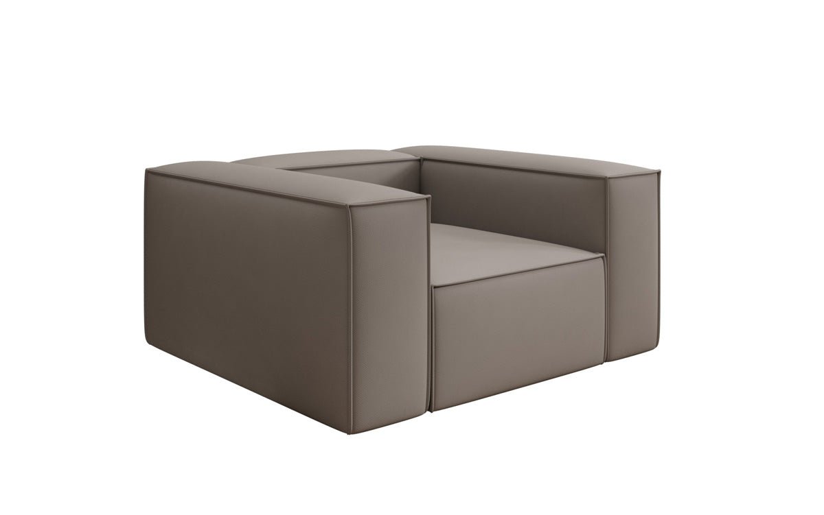 Designer Sofa-Sessel Lesley in Stoff