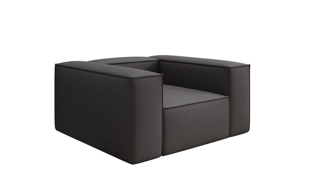 Designer Sofa-Sessel Lesley in Stoff