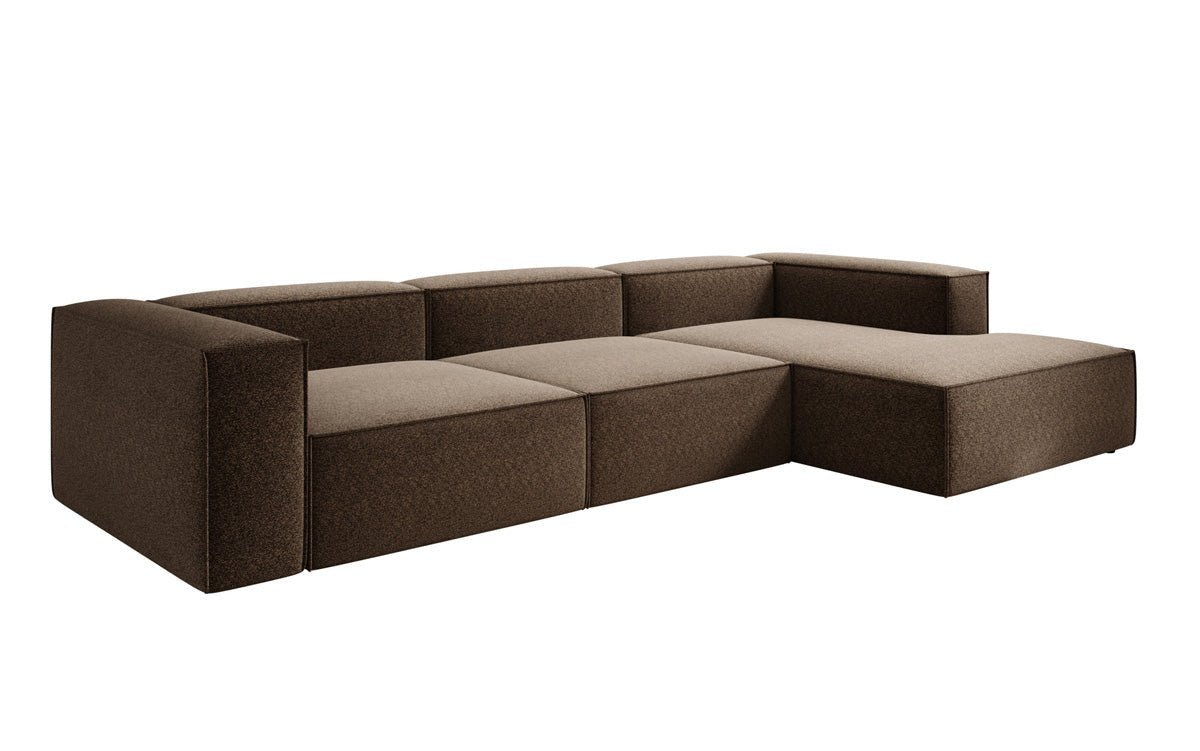Designer Sofa Lesley L in textured fabric