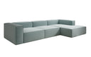 Designer Ecksofa Lesley in Strukturstoff
