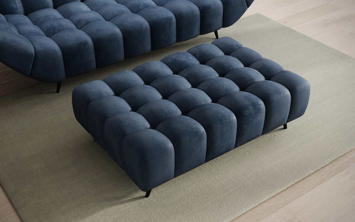 Amora velvet side stool