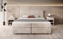 Athene Box Spring Bed in Cord