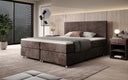 Athene Box Spring Bed in Cord