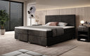 Athene Box Spring Bed in Cord