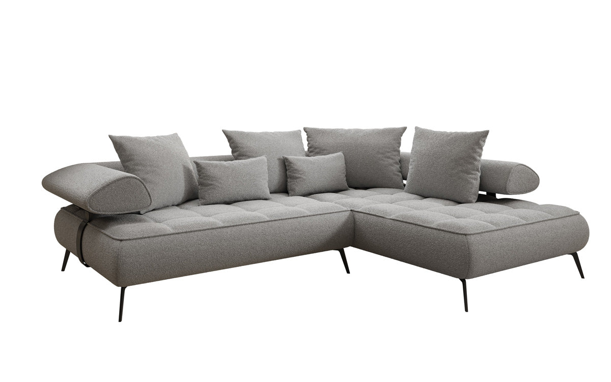 Designer Sofa Sydney L Bouclé with electric sleeping function
