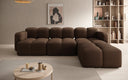 Designer corner sofa Celly in bouclé
